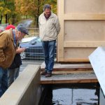 Kaum sichtbar ist die Turbine in der Mühle verbaut