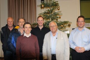 Im Vorstand (v.l.) Erich Horchler, Frank Leyener und Alexander Blecher sowie im Aufsichtsrat Daniel Lirio Weyler, Ulrich Krüger und Marco Pitz.